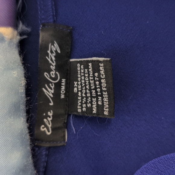 Vivid Blue Button-Up Tunic - Picture 3 of 5